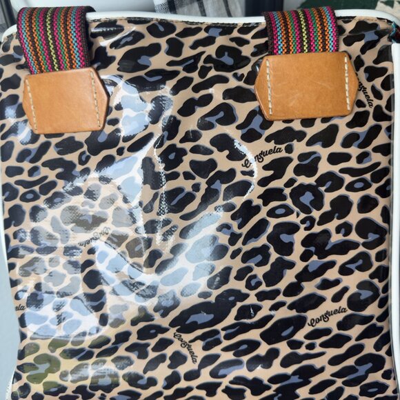 Consuela Classic Leopard Multicolor tote - Picture 1 of 16